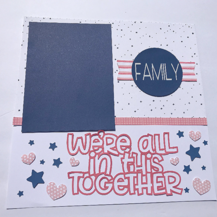 Easy Family Scrapbook Layout