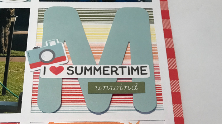 Summertime scrapbook page ideas