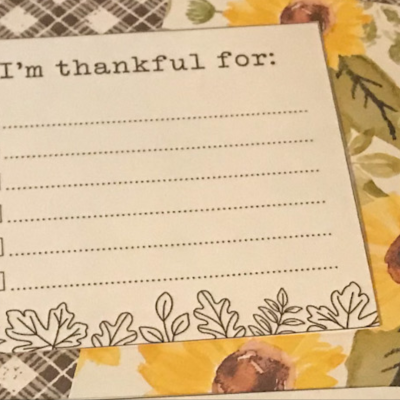 Easy DIY Thankful Banner for Thanksgiving