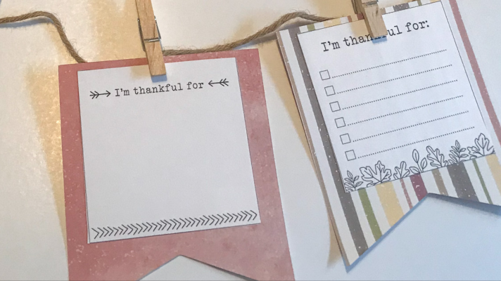 DIY Give Thanks Banner with Cricut