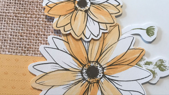 Sunflower scrapbook designs