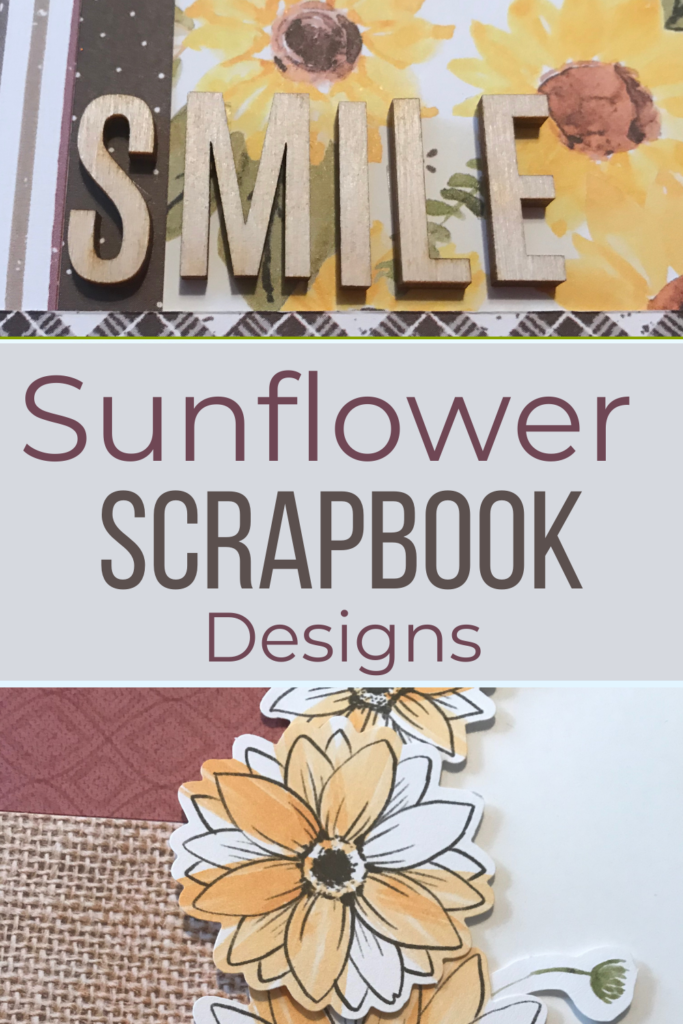 Sunflower Scrapbook Designs