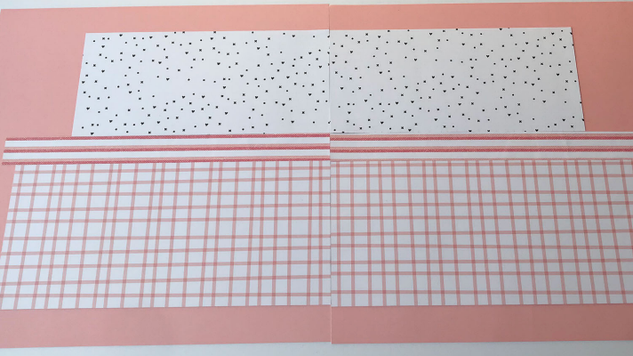 12x12 Double Page scrapbook sketch that's easy to make