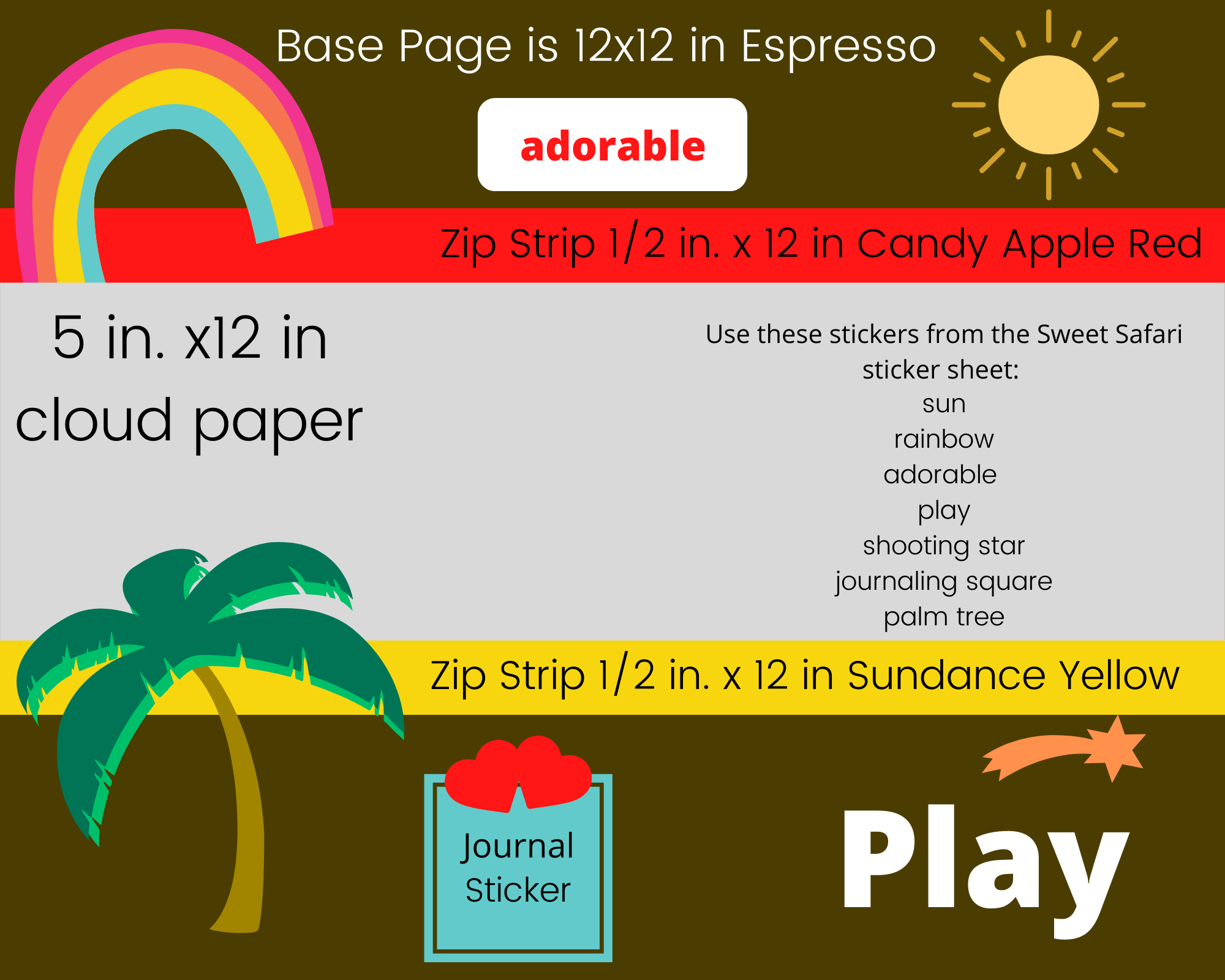 3 Easy Kids Scrapbook Pages (with Sketches) - Sunflower Paper Crafts