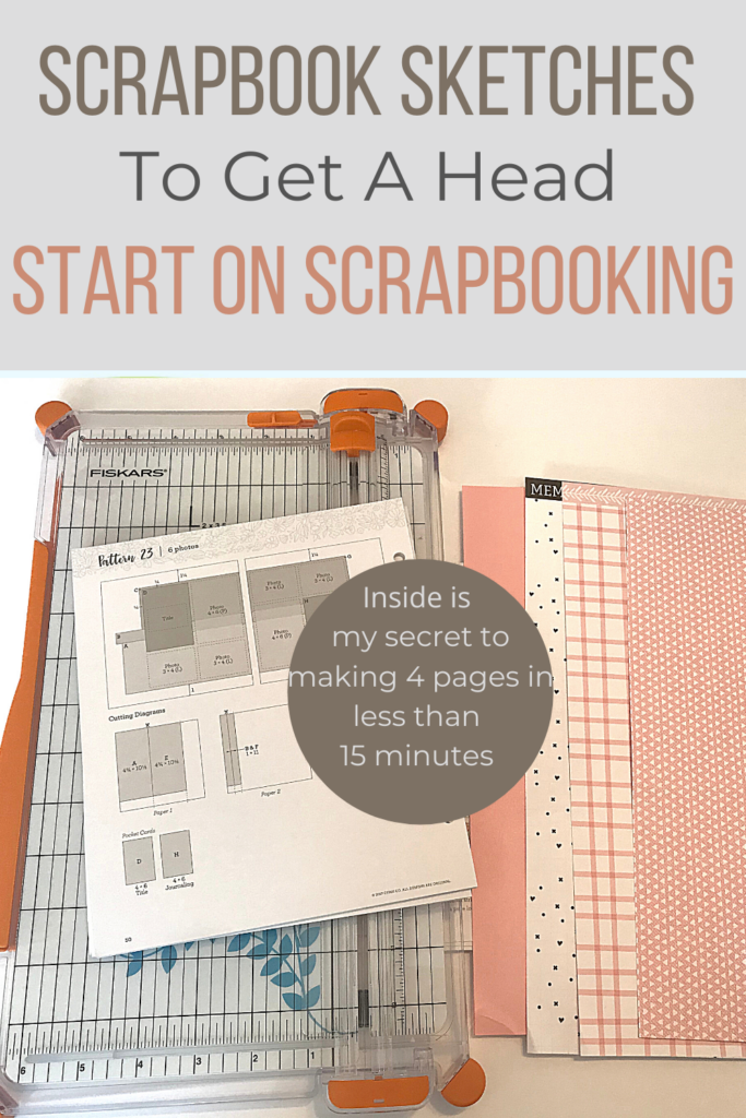 Scrapbook sketches to get a head start on scrapbooking