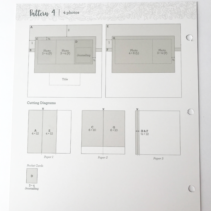 Using the scrapbook sketches to make a Valentine's Day scrapbook page