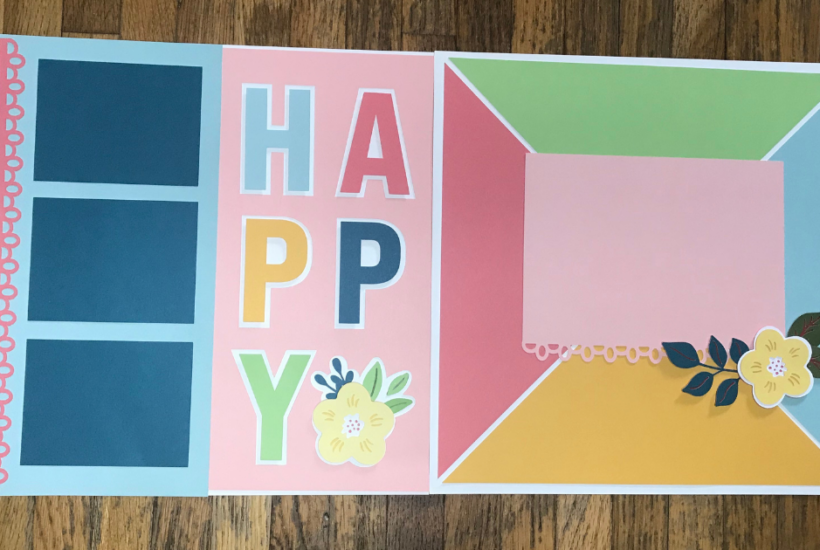 Cricut Spring Scrapbook Pages- Perfect for Easter