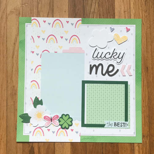 scrapbook kit with instructions to catch up on scrapbooking