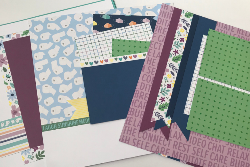 Quarantine Scrapbook Pages for 2020