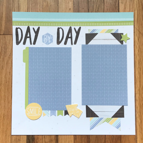 easy trick to scrapbooking more is to use scrapbook kits with instructions