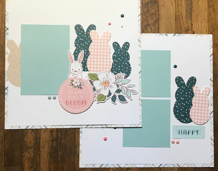 5 Easter Scrapbook Page Ideas (with Double Page Layouts)