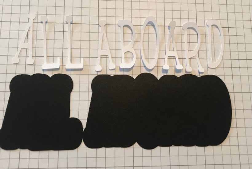 Offset Text in Cricut Design Space for Scrapbook Page Titles