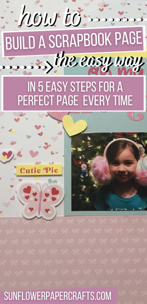 ways to make a scrapbook page step by step