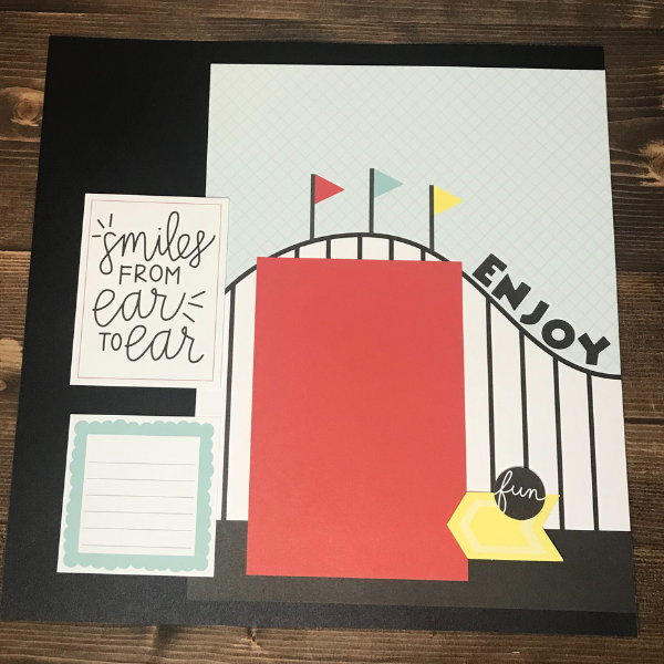 Happiest Place Scrapbook Page 