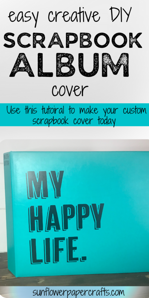 How to make a DIY scrapbook album cover