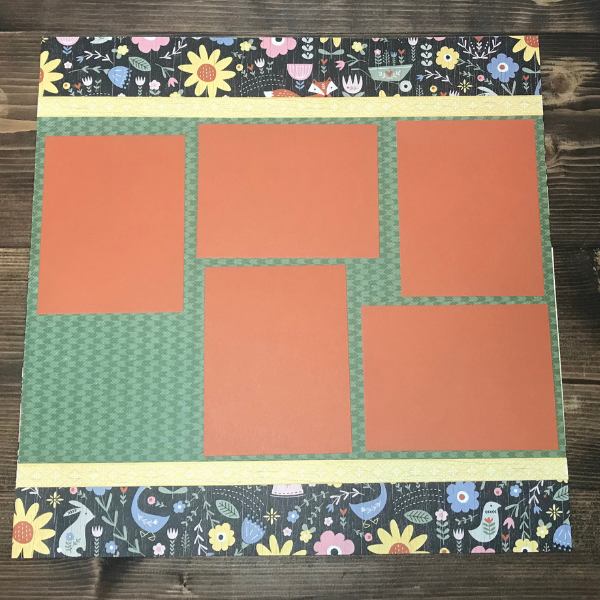 simple scrapbook design idea for beginners