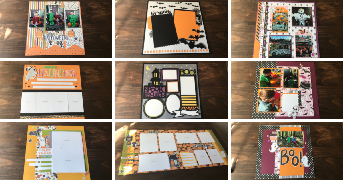 The 11 Best Halloween Scrapbook Pages Sunflower Paper Crafts