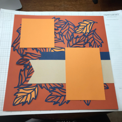 Fall Scrapbook Page SVG- The Quickest Way to Make a Fall Page