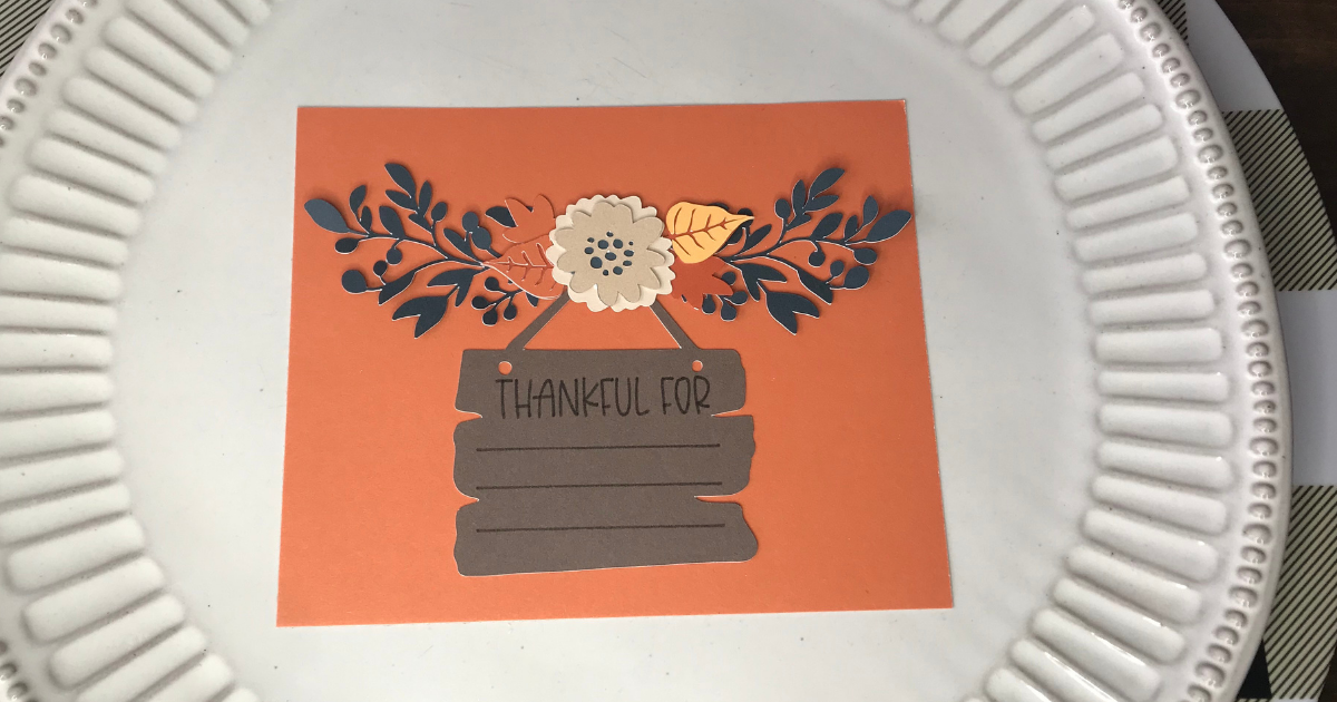 Cricut Thanksgiving Idea