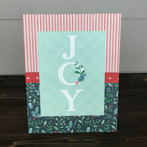 DIY Scrapbook Christmas card making