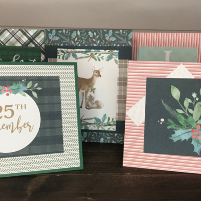 5 Must Try Easy Scrapbook Christmas Cards