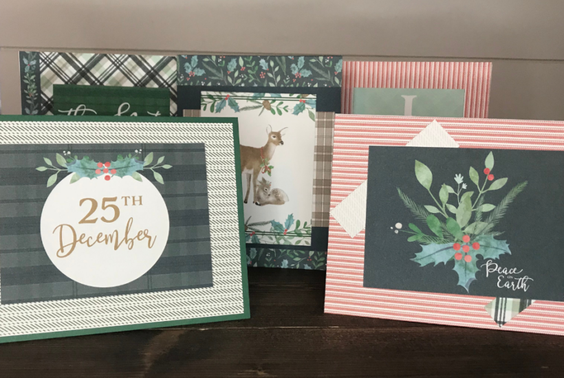 5 Must Try Easy Scrapbook Christmas Cards