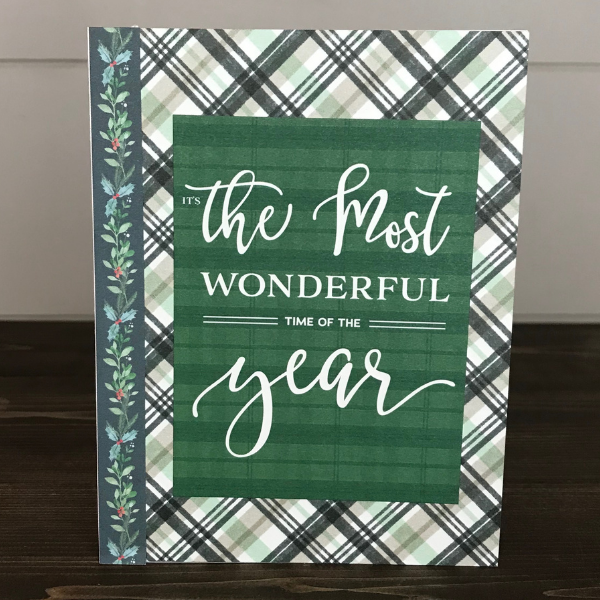 Quick Scrapbook Christmas Cards Designs