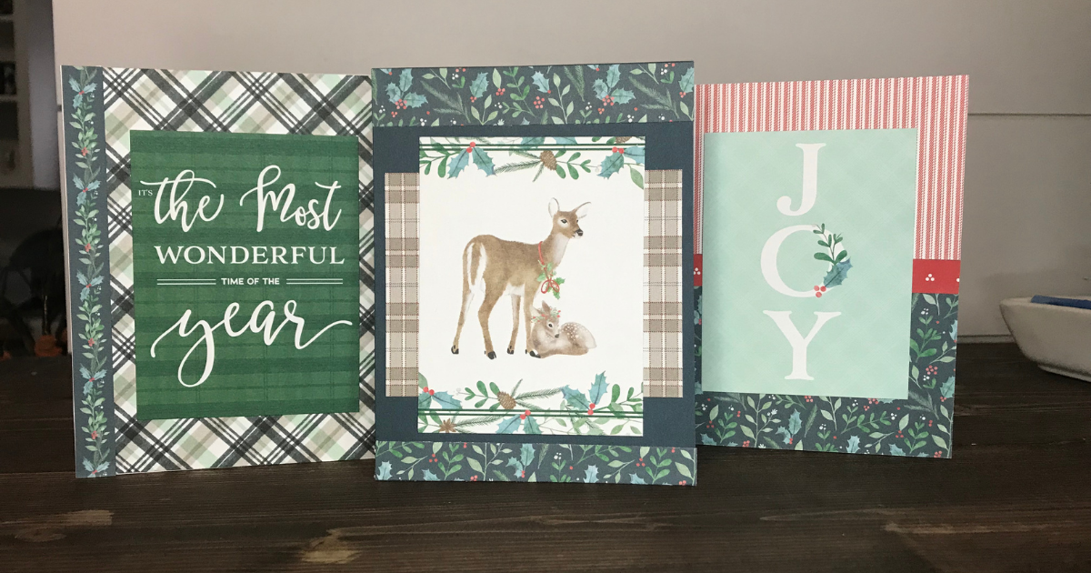 Scrapbook Christmas Cards DIY