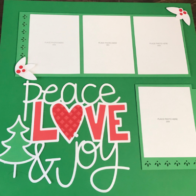 4 Cricut Christmas Scrapbook Pages- You Must See