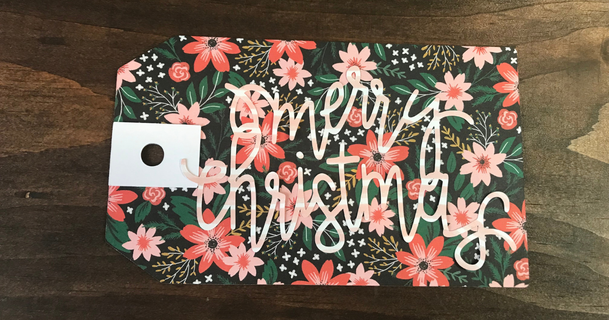 Merry Christmas Cricut Gift Tag Ideas
