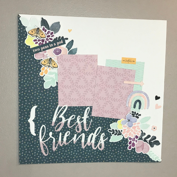 best friends scrapbook page ideas