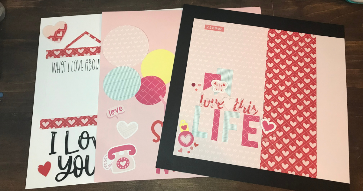 couples scrapbook page layouts
