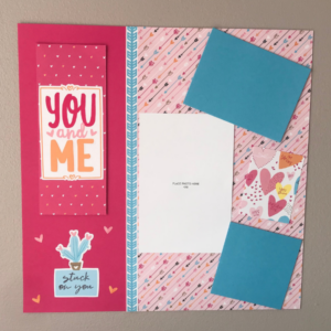 Fun and simple scrapbook layouts for love