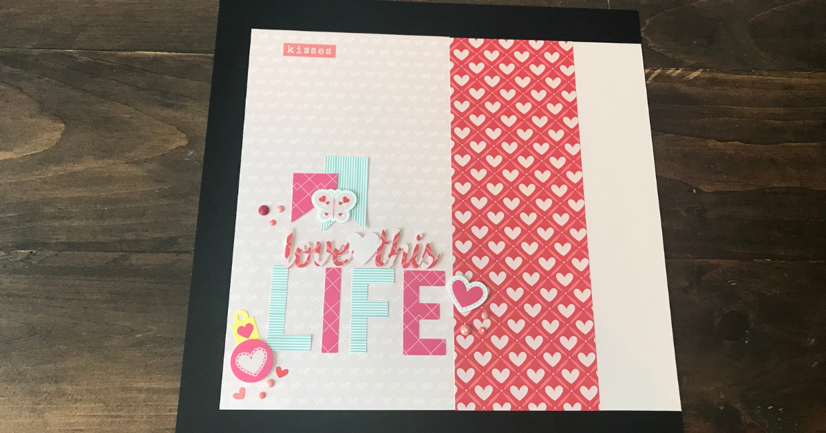 Love this life scrapbook page