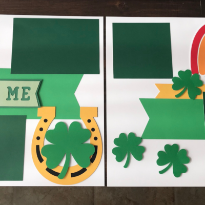 Lucky Me | St. Patrick’s Day Scrapbook Layout