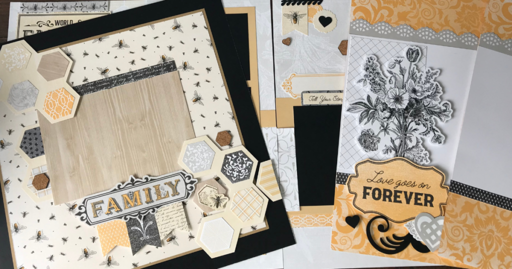 Family Scrapbook Design with Sweet as Honey Workshop Kit