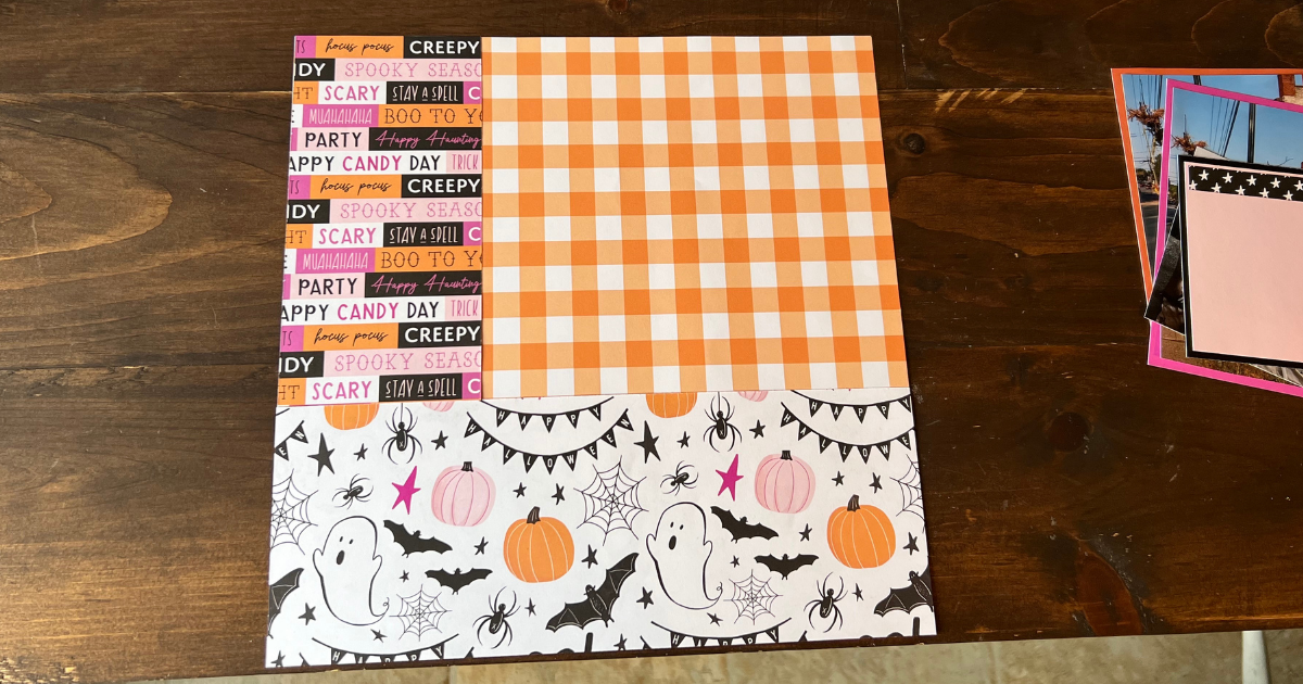 basic ideas to create beginner easy scrapbook layout