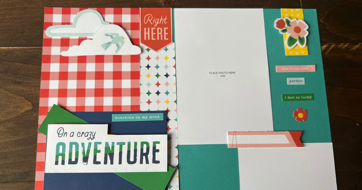 ideas for fast scrapbook pages