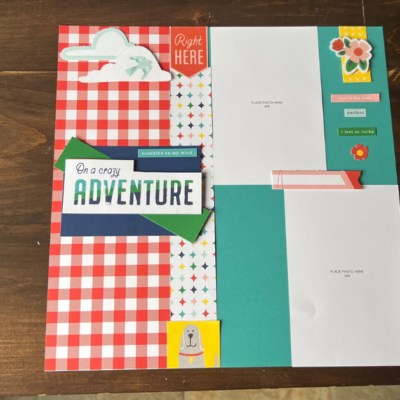 4 Easy Steps to Create a Quick Scrapbook Page