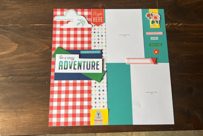 4 Easy Steps to Create a Quick Scrapbook Page