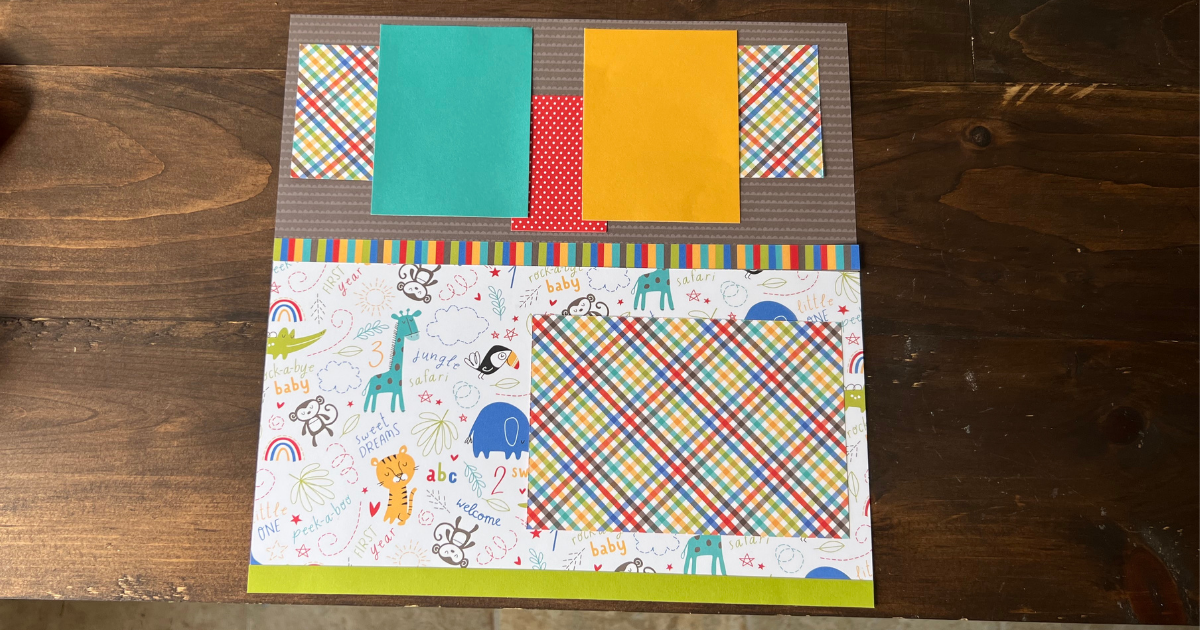 Easy-to-Make Baby Scrapbook Layout – No Cutting Required! – Creative  Memories Blog