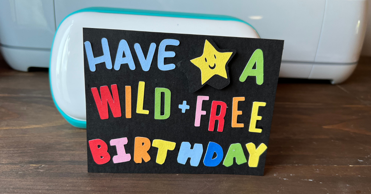 Cricut Joy Birthday Card for Teens