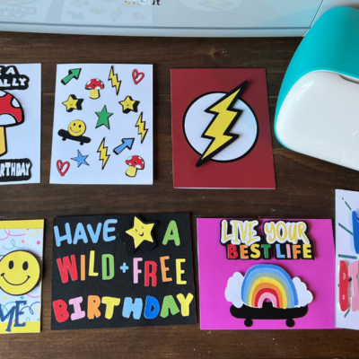 How to Make Fun Cricut Kids Birthday Cards (they will go crazy for)