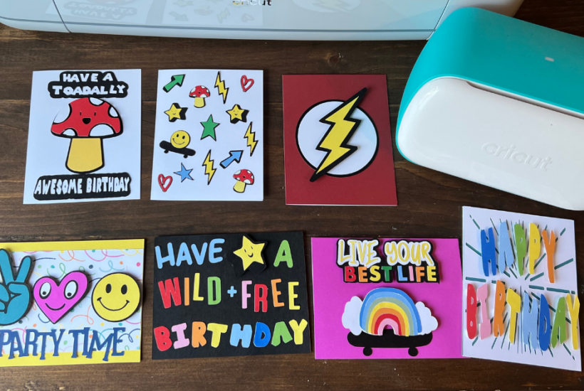 How to Make Fun Cricut Kids Birthday Cards (they will go crazy for)