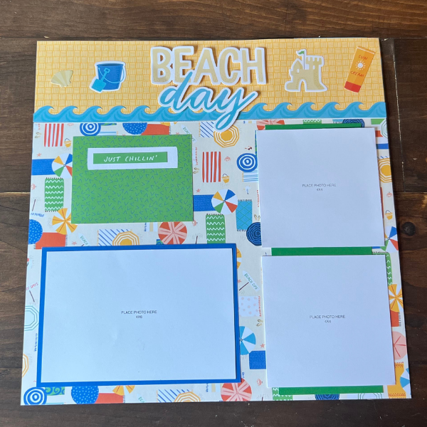 Cricut Pool Scrapbook Idea to Make the Best Layout for Summer Memories -  Sunflower Paper Crafts