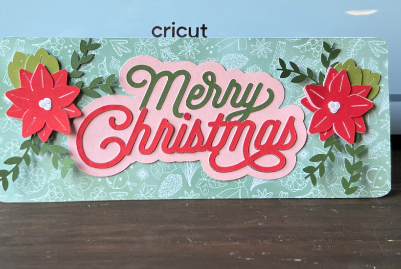 Send the Prettiest Slimline Christmas Card by Learning How To Make One