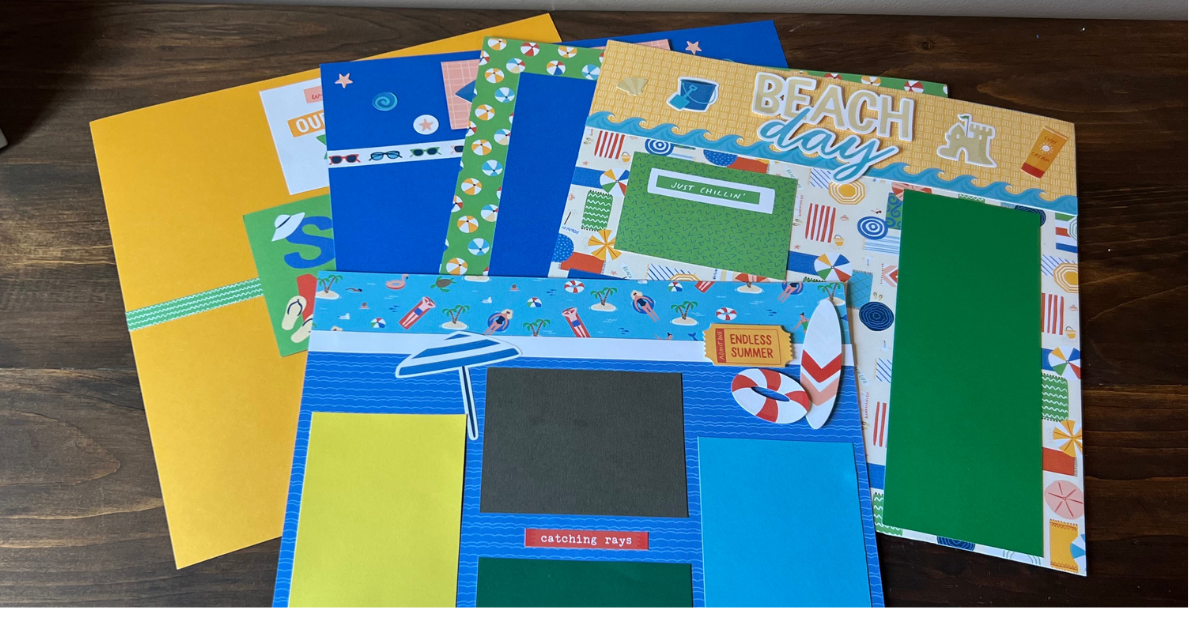 Summer Scrapbook Layouts