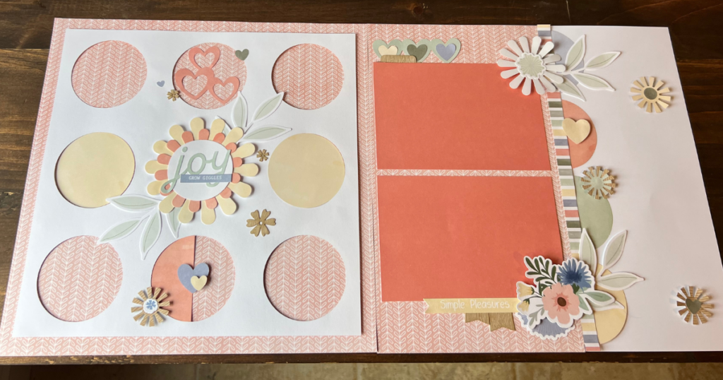 easy scrapbooking idea for beginners to learn how to scrapbook