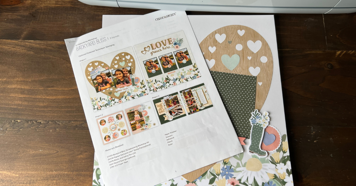 Instructional guide to create the scrapbook pages for beginners 