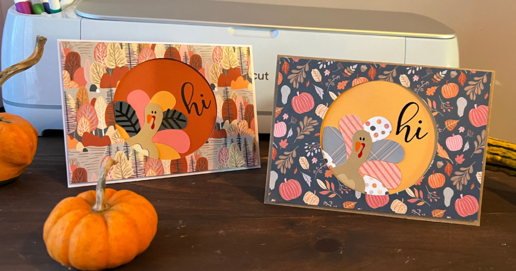 Cute and Easy Cricut Thanksgiving Cards